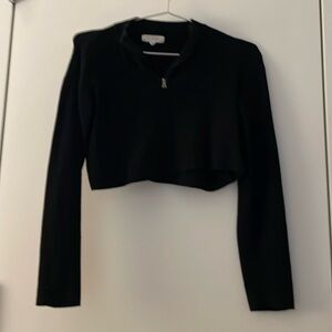 Pacsun cropped black sweater